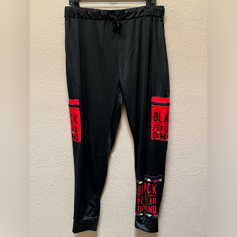 Black By Popular Demand Joggers Womens Size 3XL